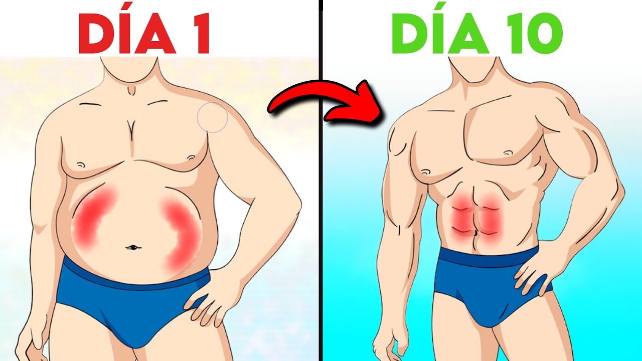 Pierde Grasa Abdominal en 10 D&iacute;as [Entrenamiento para Reducir la Grasa Abdominal]