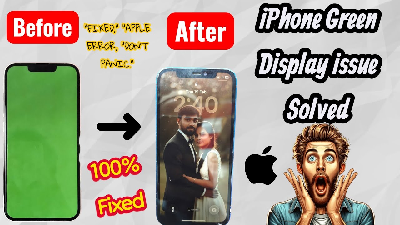 iPhone 13/14/15 Pro Max Green Screen Repair | Bypass Method vs Display Change | #greenscreen #iphone