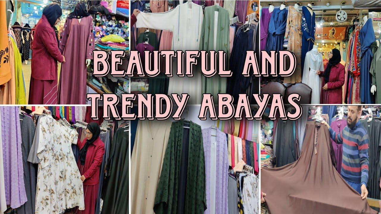 Beautiful and Trendy Stylish Abaya Collection For College, University, Daily Wear | Nadia Tahir