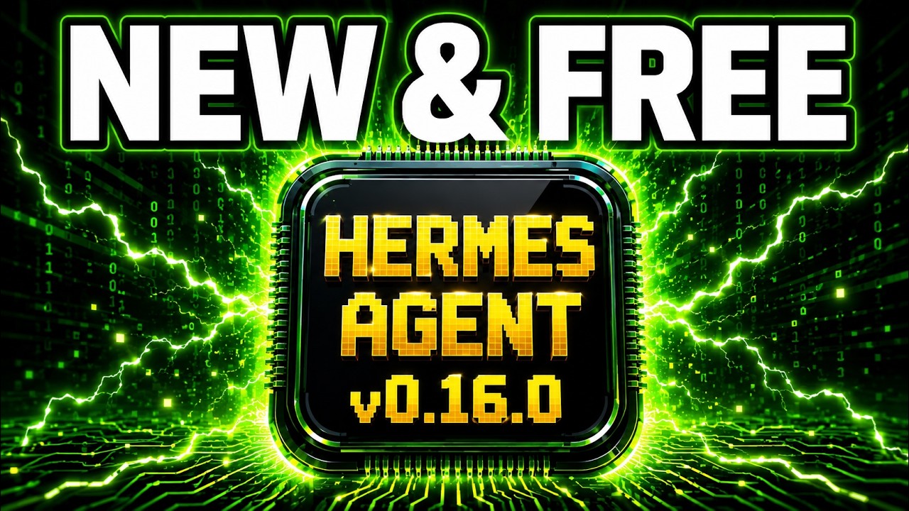 Hermes Agent V0.16 навсегда изменил искусственный интеллект агентов!