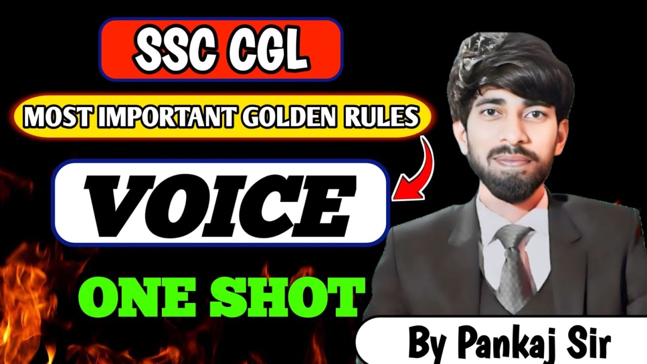 Unique Concept of Active/Passive|| Pankaj Sir