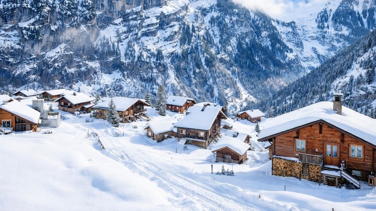 ❄️ Switzerland’s 3 Most Beautiful Snowy Villages 🇨🇭✨ | Grindelwald, Mürren & Gimmelwald