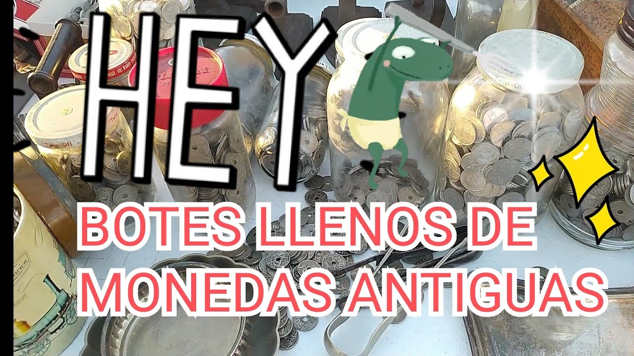 #129💎BOTES LLENOS DE MONEDAS ANTIGÜAS DE COLECCIÓN 💎