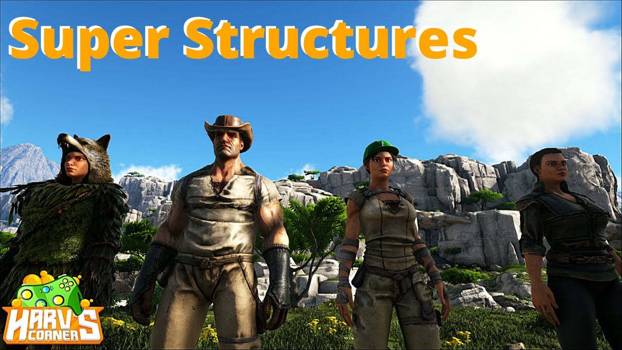 Обзор мода Super Structures — Ark Survival Evolved