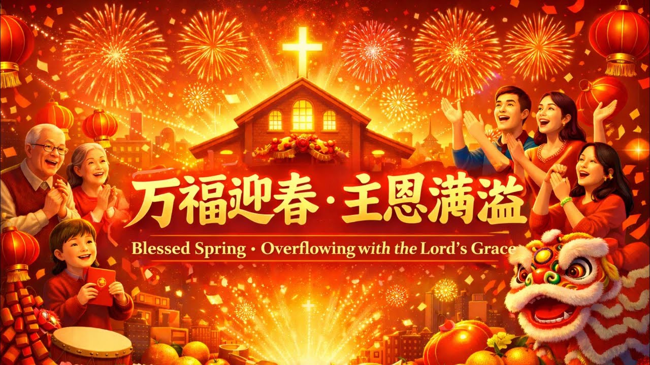 万福迎春 · 主恩满溢｜新年敬拜赞美歌｜迎春燃起来！哈利路亚