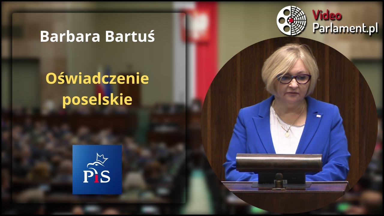 Barbara Bartuś - oświadczenie. Czarzasty komentuje