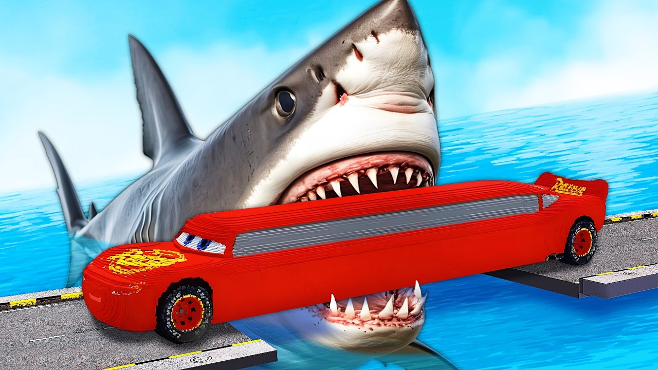 VOITURES LONGUES vs REQUIN GÉANT | Teardown