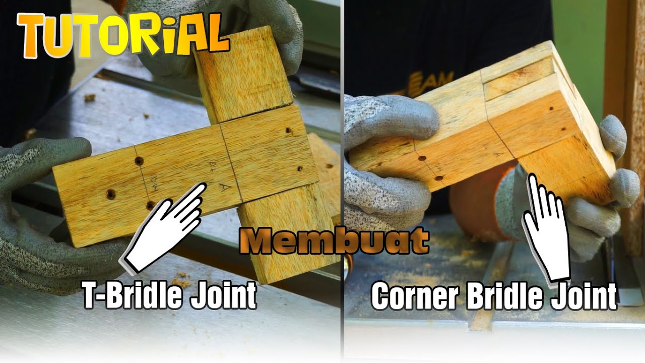 CARA MEMBUAT Sambungan Kayu Bride Joint (Tutorial Woodworking)