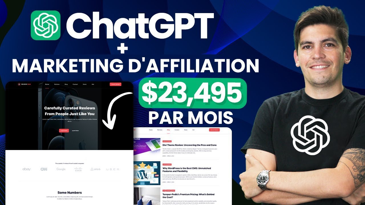 Créez un site web rentable d'affiliation marketing avec ChatGPT et WordPress (Sérieusement)