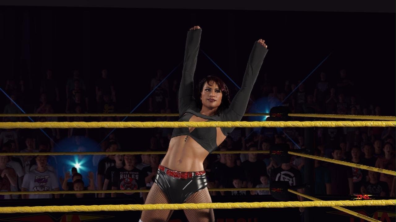 WWE 2K25 - Victoria and Brooke Tessmacher VS Daffney and Gisile Shaw