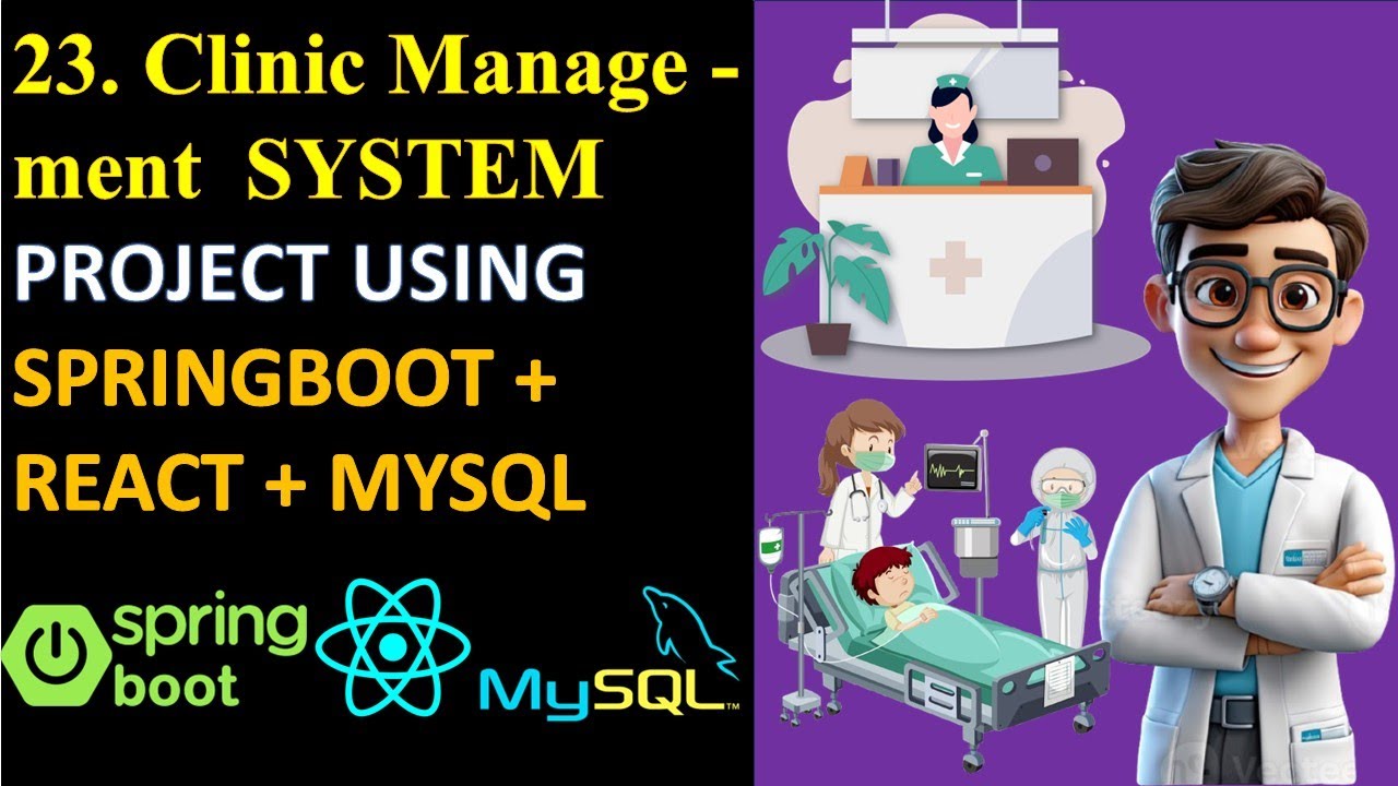 CDAC Clinic Management System Project Using React Springboot MySQL | HMS Java Full Stack Project