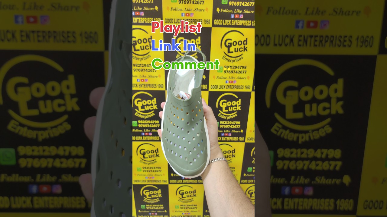 New Launch Clogs For Men Rs 350 | Mens Crocs And Rainywear Shoe With Hole | Playlist Link In Comment