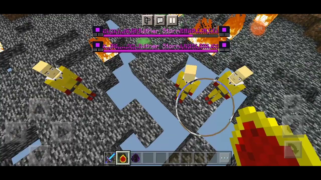 Saitama vs wither storm link in description