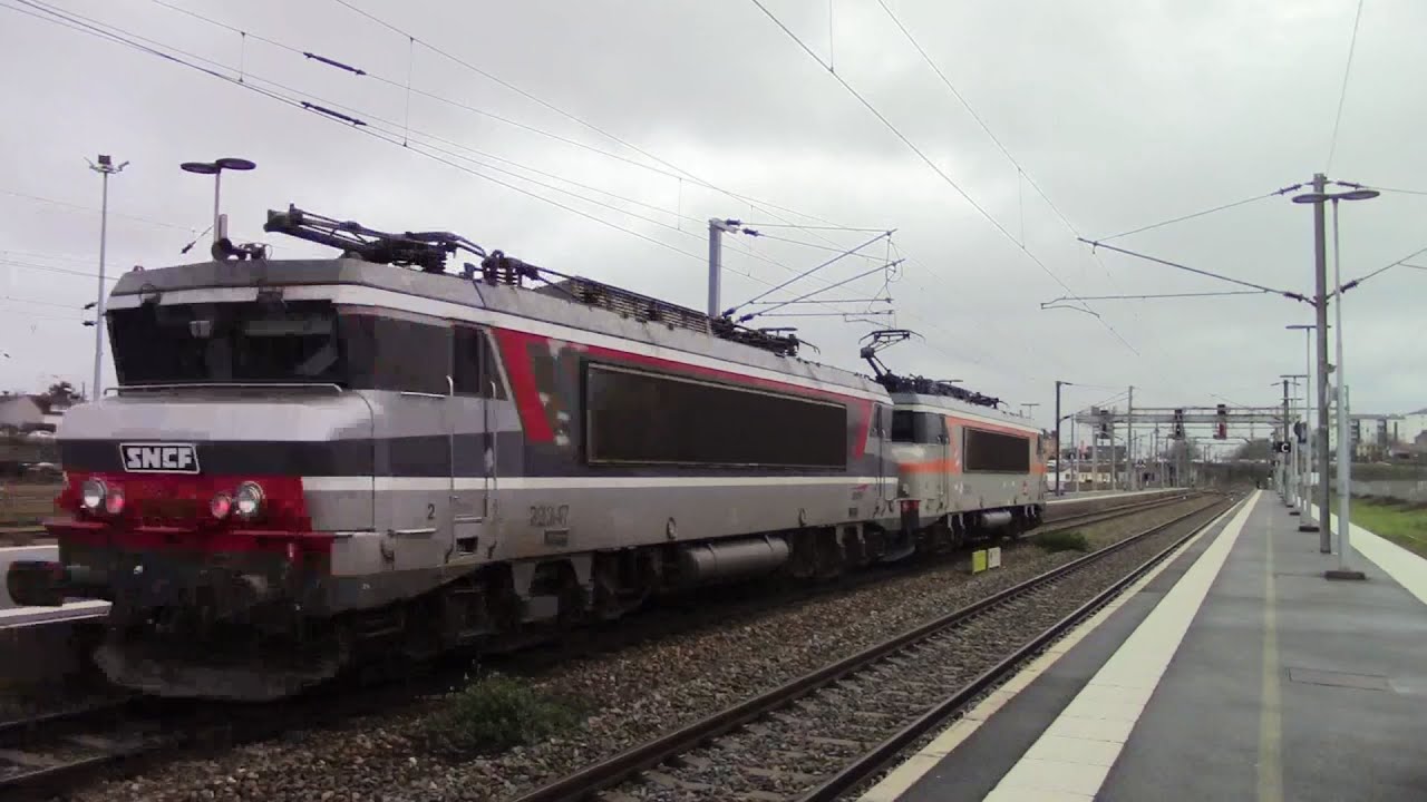 BB 22347, 22275, e 4000, POS, ATL de passage &agrave; Laval