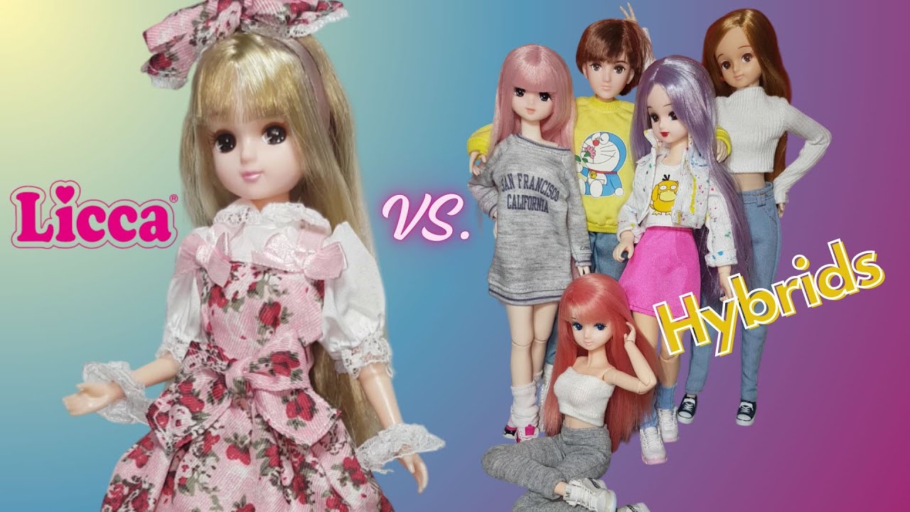 Licca Chan vs. Licca Hybrid Options - Obitsu, Azone, YMY and even Mengf XD... plus Photogenic Licca