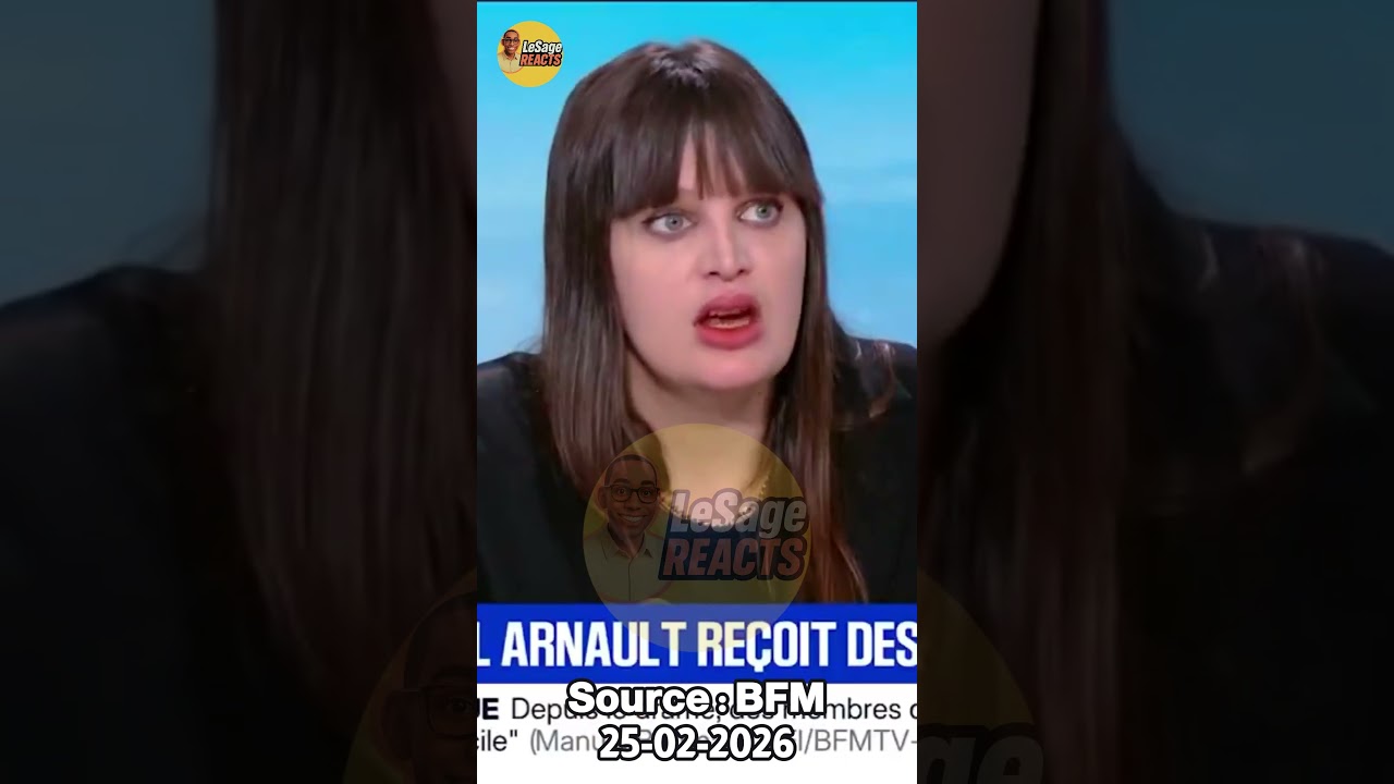 Alma Dufour &eacute;teint un plateau entier sur BFM ⏱️📺