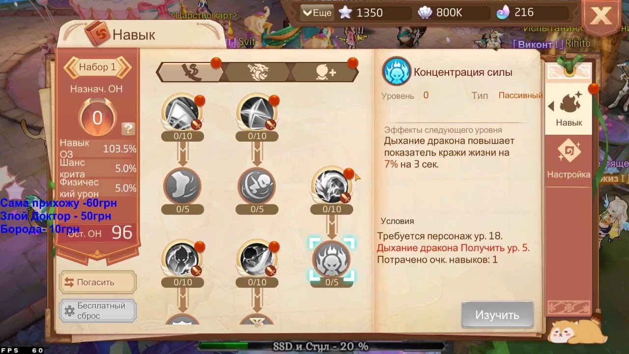 Tales of Wund, Релиз нового персонажа: