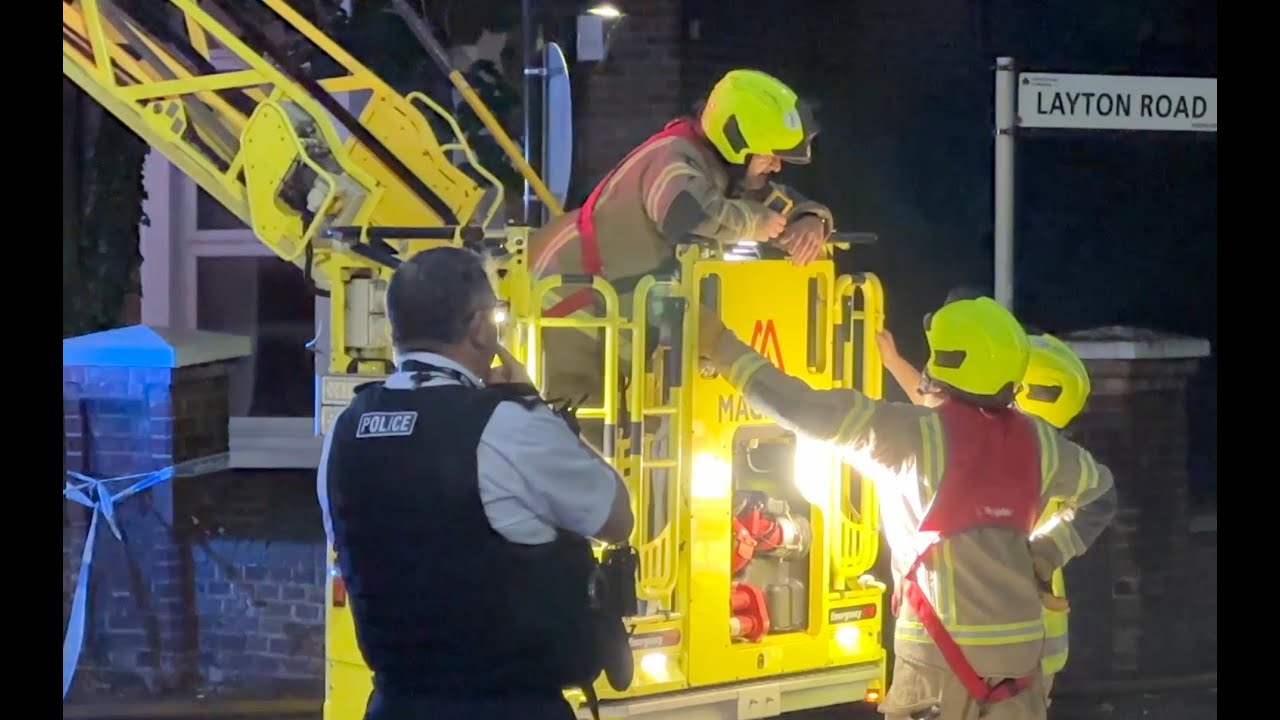 Action by the fire brigade in London