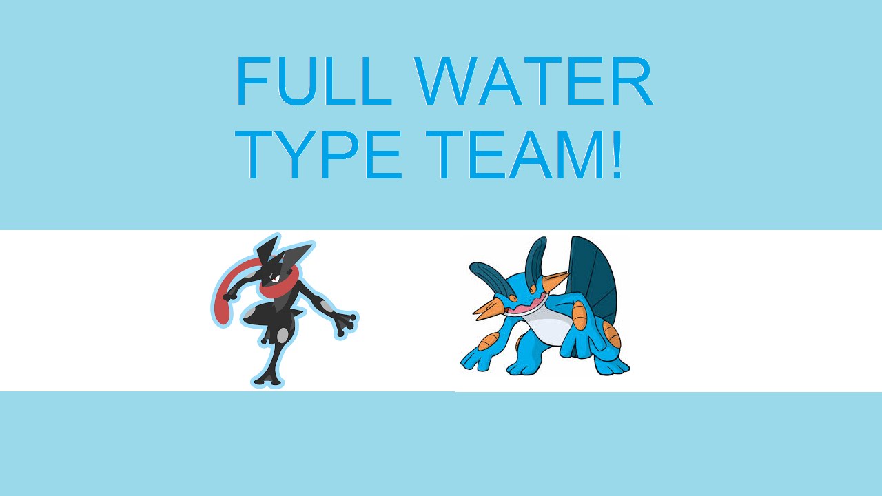Smogon Theme Teams | FULL WATER TYPE TEAM!