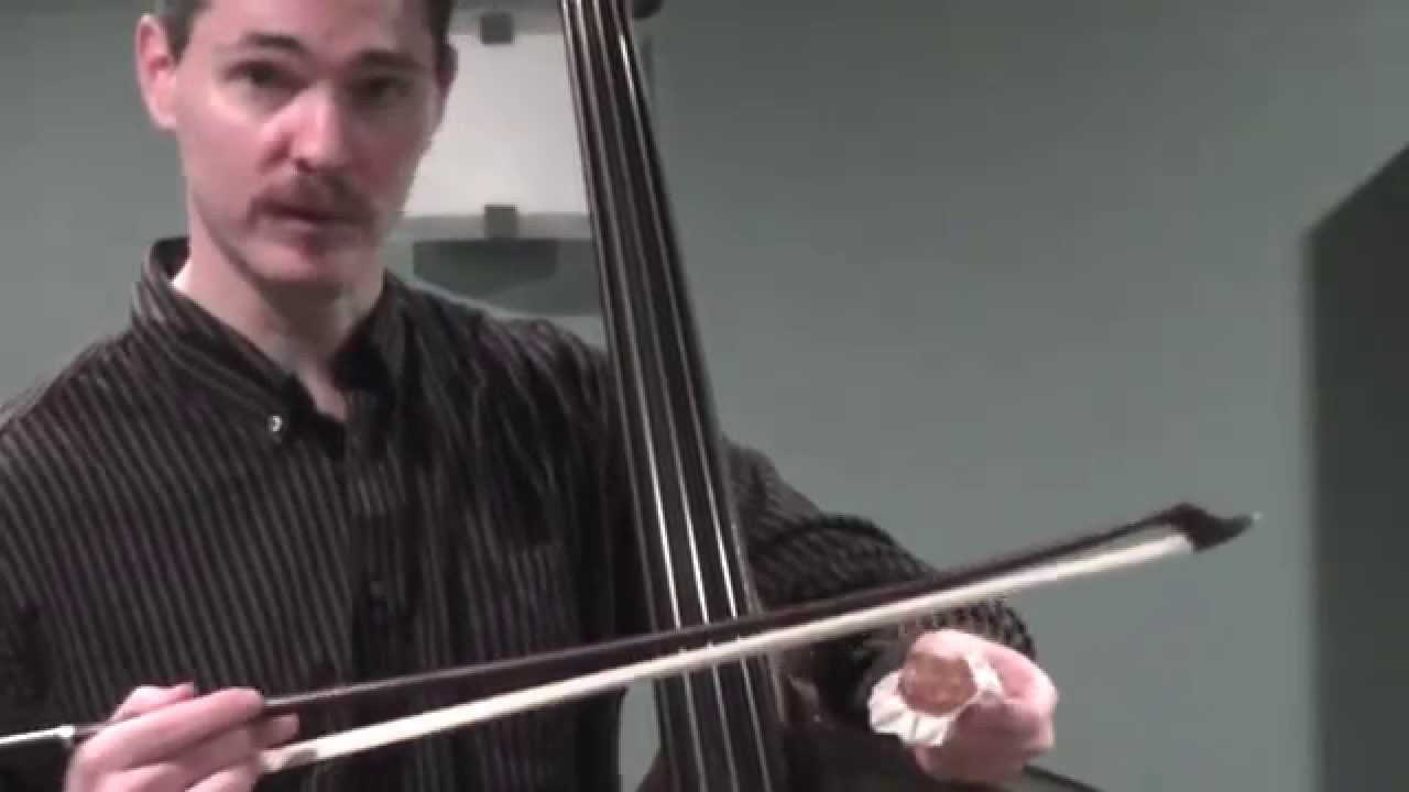 Double Bass Lesson - Using Pop's Rosin