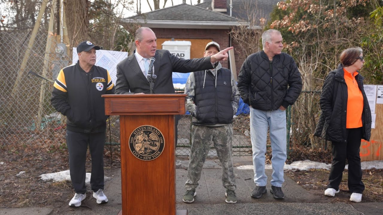 BP Vito Fossella, Midland Beach Residents Oppose City of Yes Development on Greeley Avenue