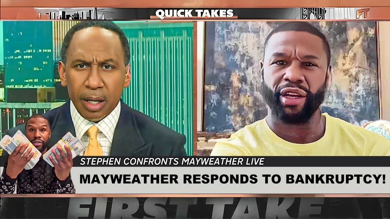 Floyd Mayweather Finally RESPONDS To Stephen A Smith About Bankruptcy Claims..