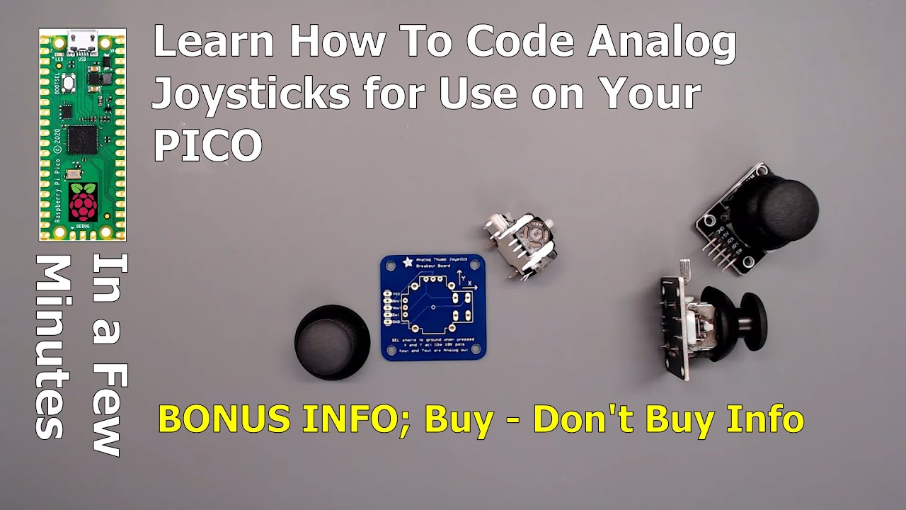 How to use Analog Joysticks with the PICO