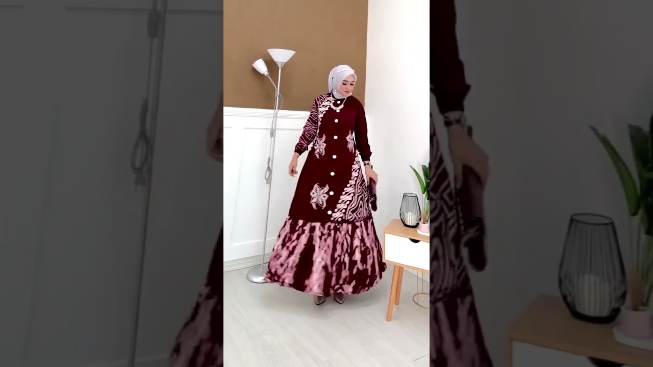 Gamis Cantik Rempel Bawah Twill Ori Order Via Wa089665538102 #gamis #batikdress #fashion #gamistwill