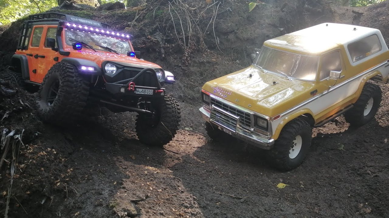 Absima Sherpa & Traxxas TRX4 @ Crawler Park Gr Ippener bei Helmut