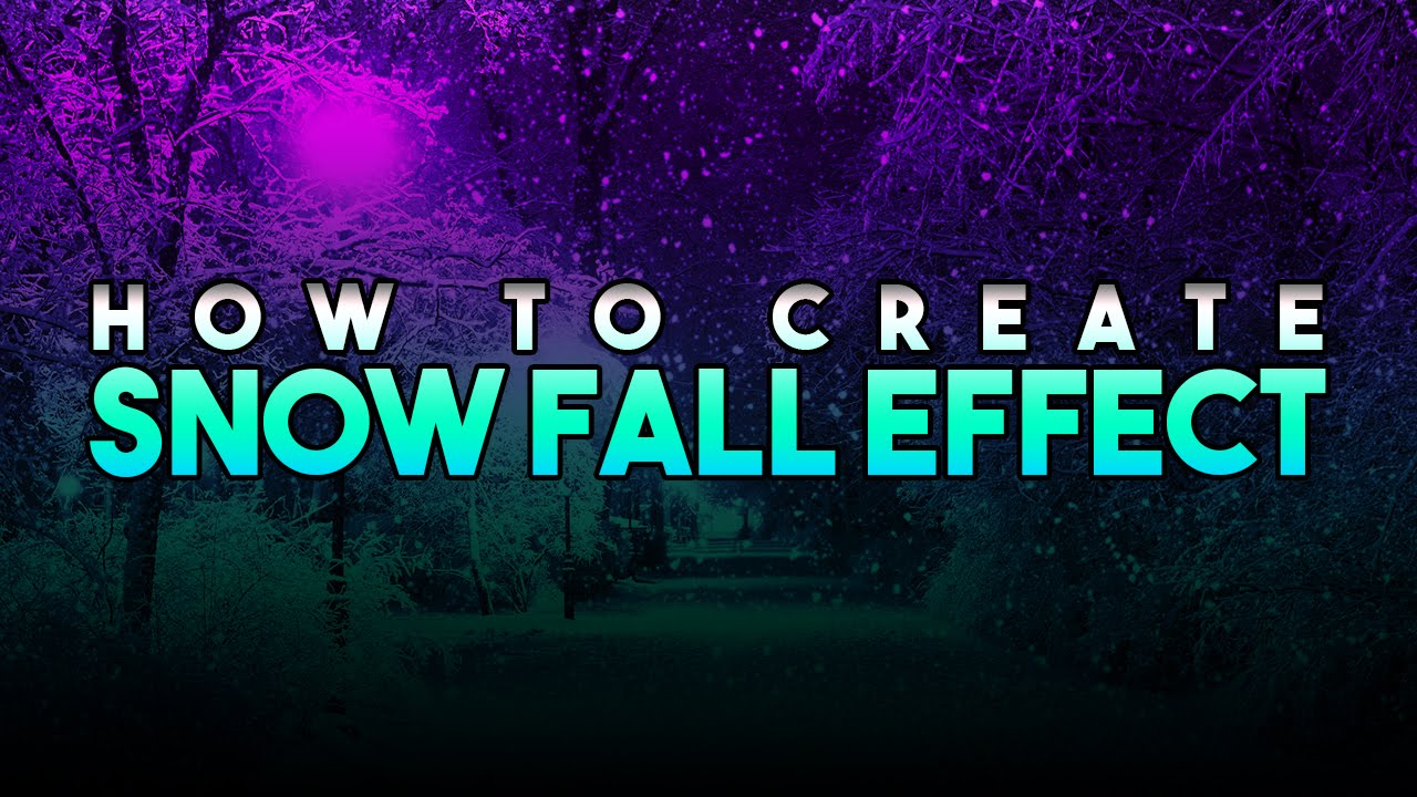 How To: Create Snow Effect in Sony Vegas Pro