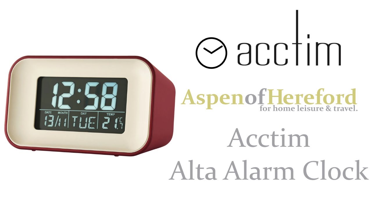 Acctim Alta Alarm Clock