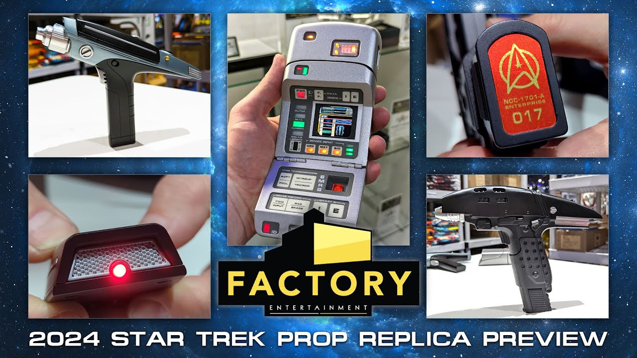 PREVIEW: Factory Entertainment STAR TREK Phaser/Tricorder Prop Replicas | Strange New Worlds | SDCC