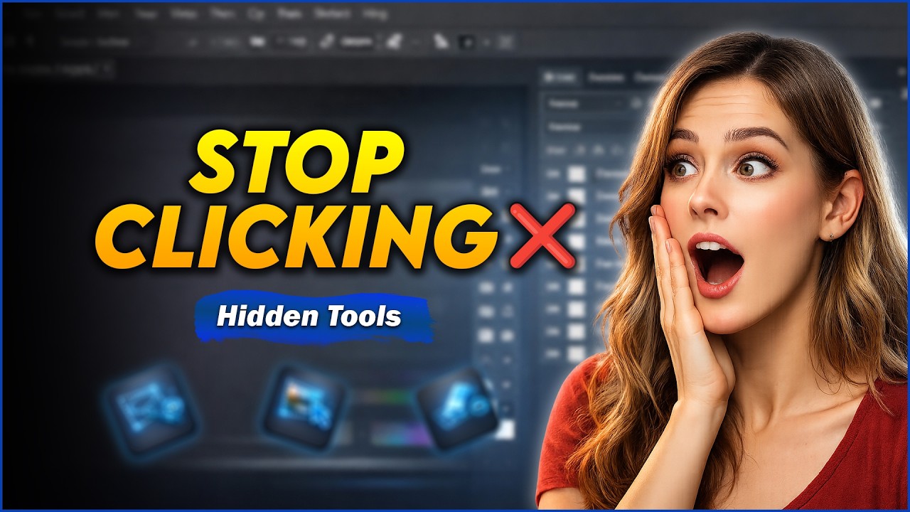 Stop Clicking! 6 Hidden Photoshop Tools That Work Faster Than Shortcuts