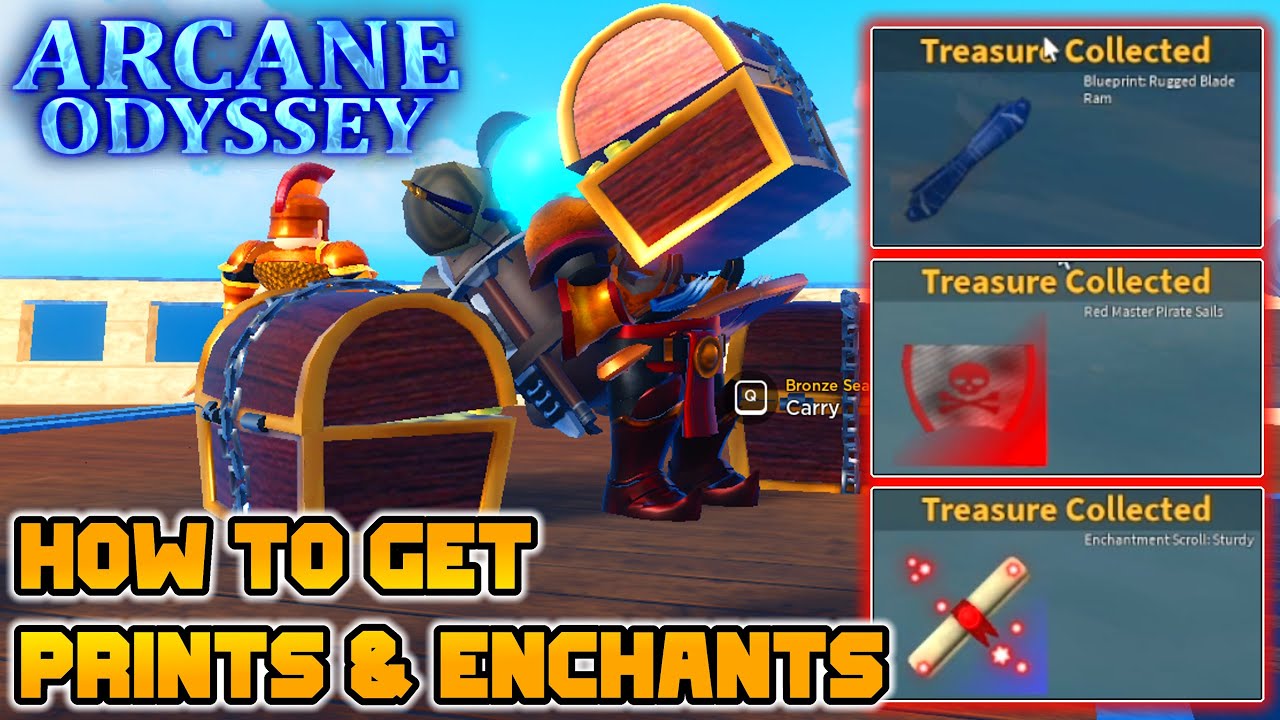 SEALED CHEST FARM | HOW TO GET BLUEPRINTS AND ENCHANTMENT SCROLLS ARCANE ODYSSEY