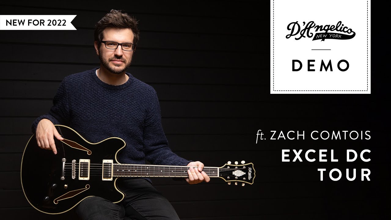 Демонстрация Excel DC Tour с Заком Комтуа | D'Angelico Guitars