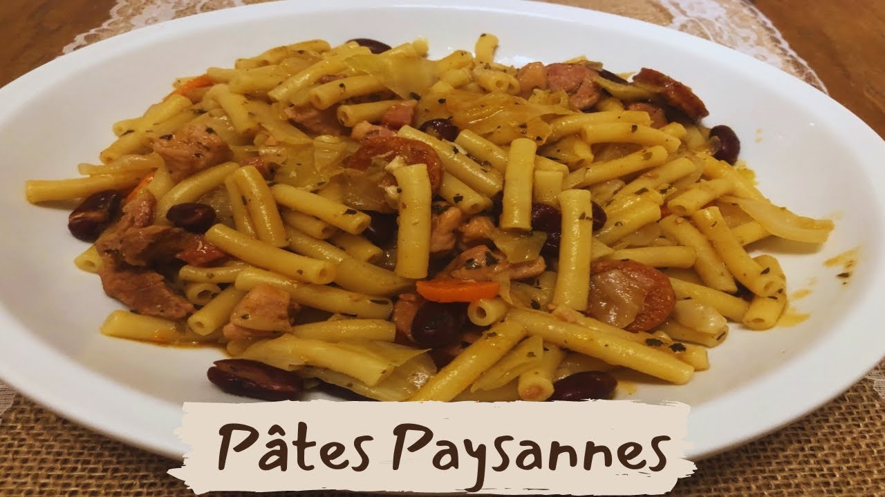😋 Pâtes Paysannes 😋