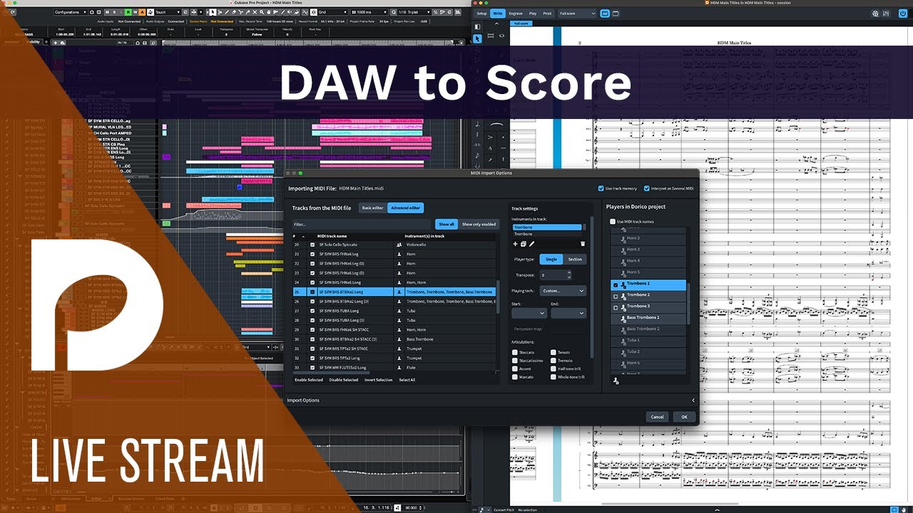DAW to Score | Discover Dorico