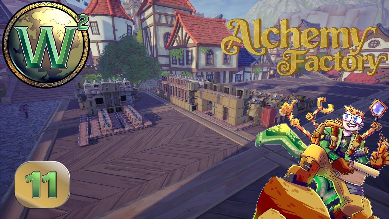 Alchemy Factory - Coke Powder & Advanced Fertilizer Builds - Let's Play - Episode 11