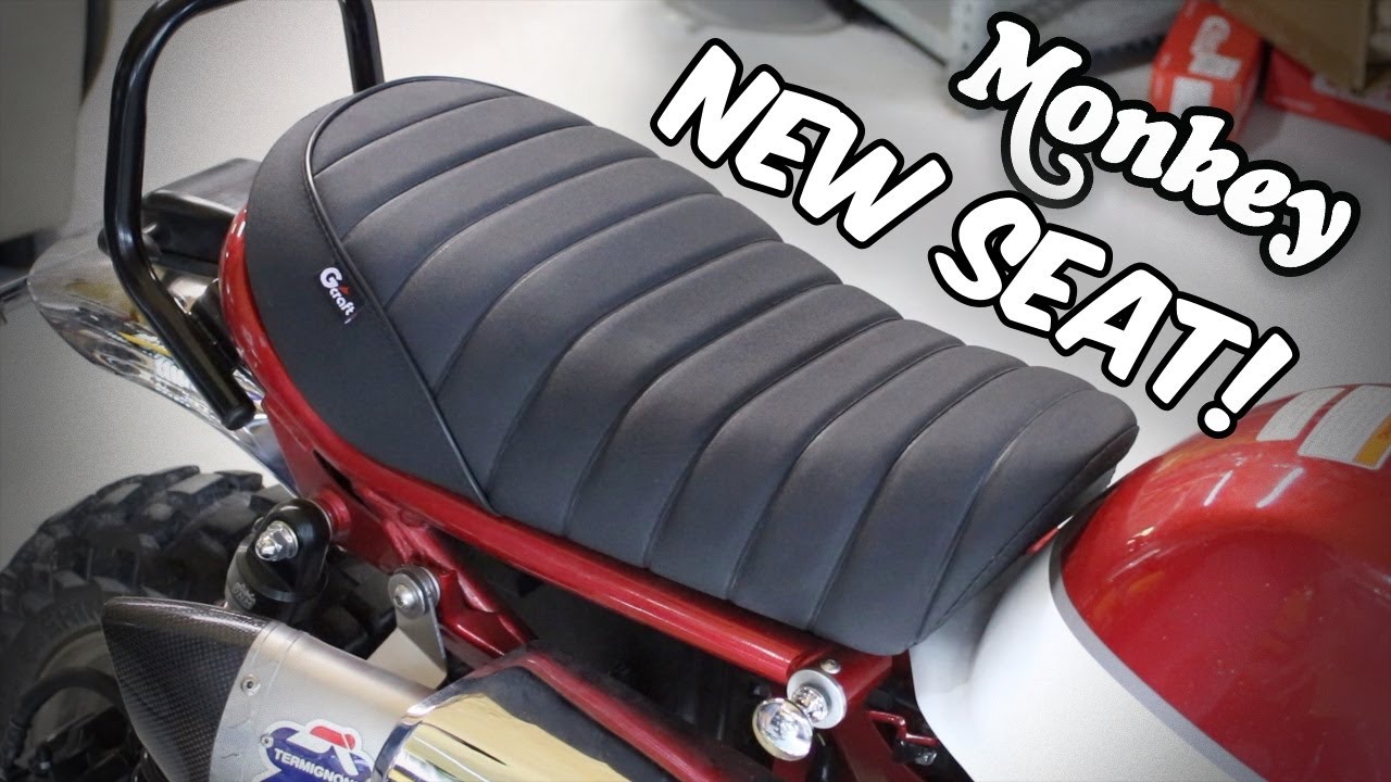 Trying an aftermarket seat on the 2019 Honda Monkey! | GCRAFT Dantsuki Seat for the Honda Monkey 125