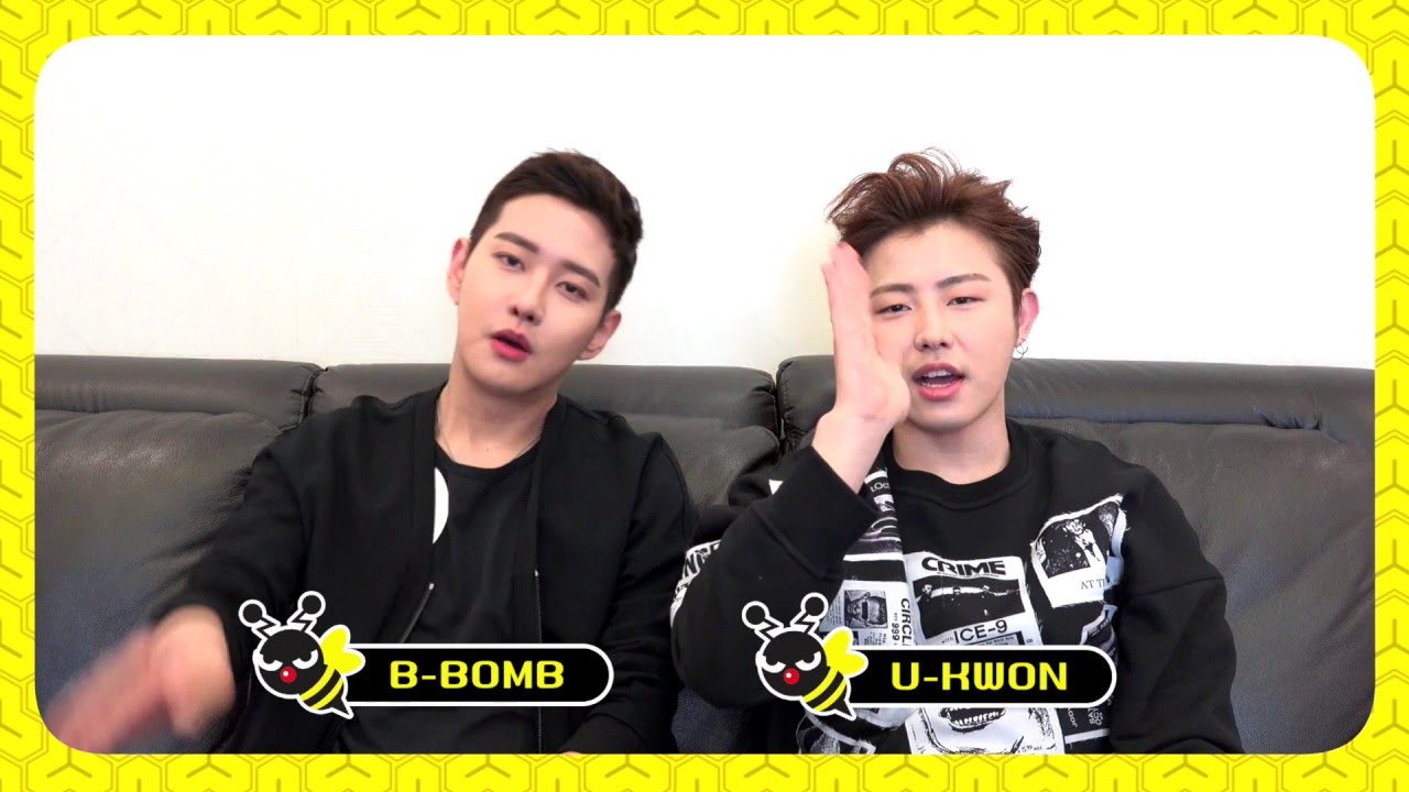 [Block BのBee通信#1] U-KWON &times; B-BOMB - NIHONGO ～最近覚えた日本語は？～