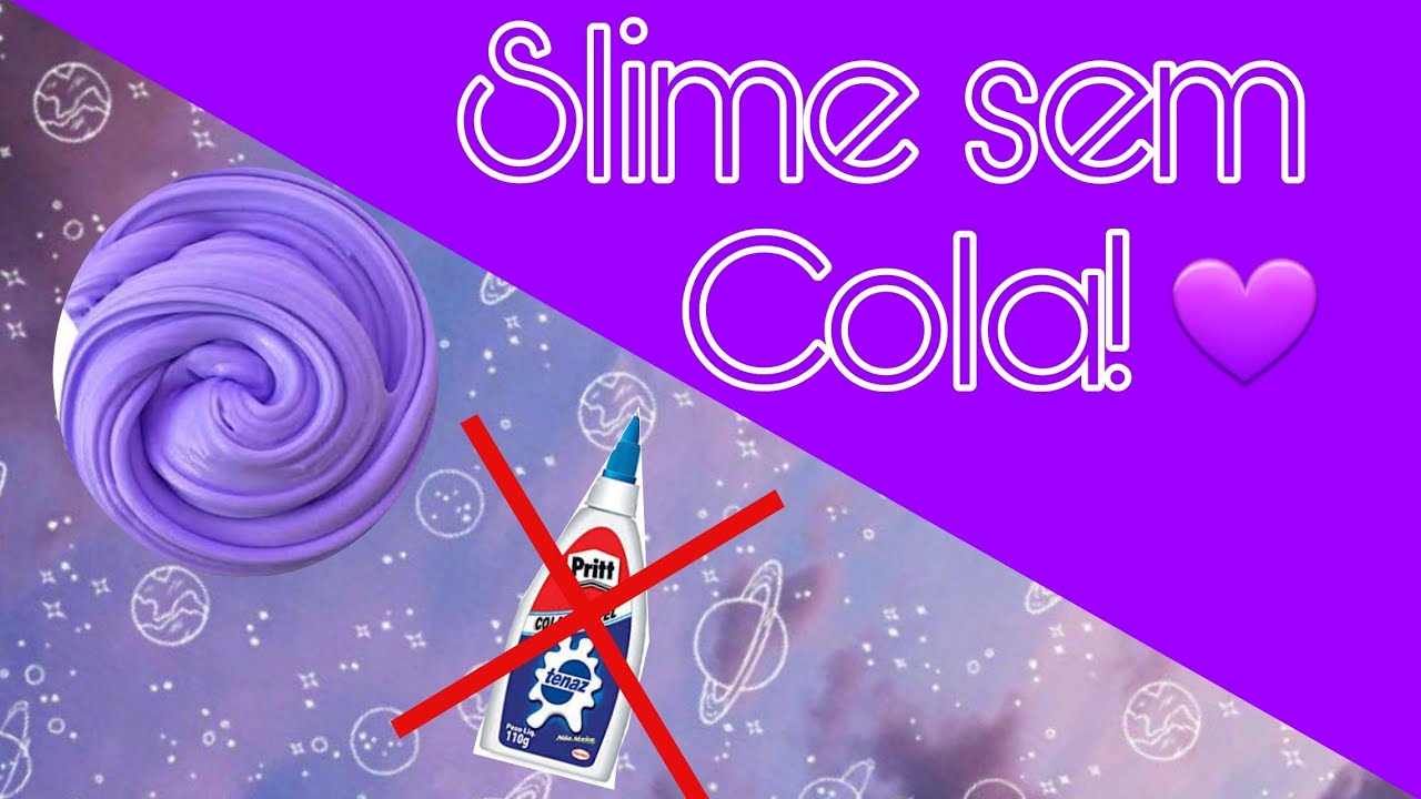 SLIME SEM COLA! SÓ COM 2 INGREDIENTES!