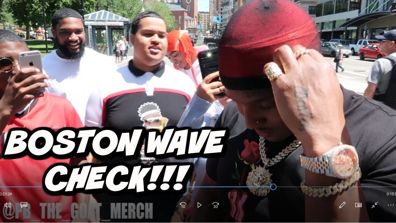 BOSTON BIGGEST WAVE CHECK + MEET & GREET! FEAT. PB THE GOAT (GOT CRAZY)
