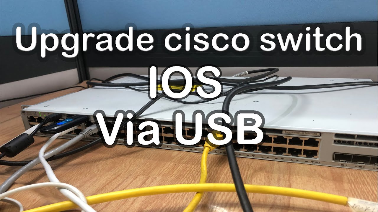 How to Upgrade CISCO Switch ios Via USB | Cisco Switch Firmware Upgrade