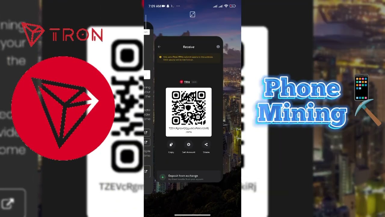 Trx Mining with Phone | Tron mining | Phone Mining | Crypto mining | Mobile miner | termux Mining