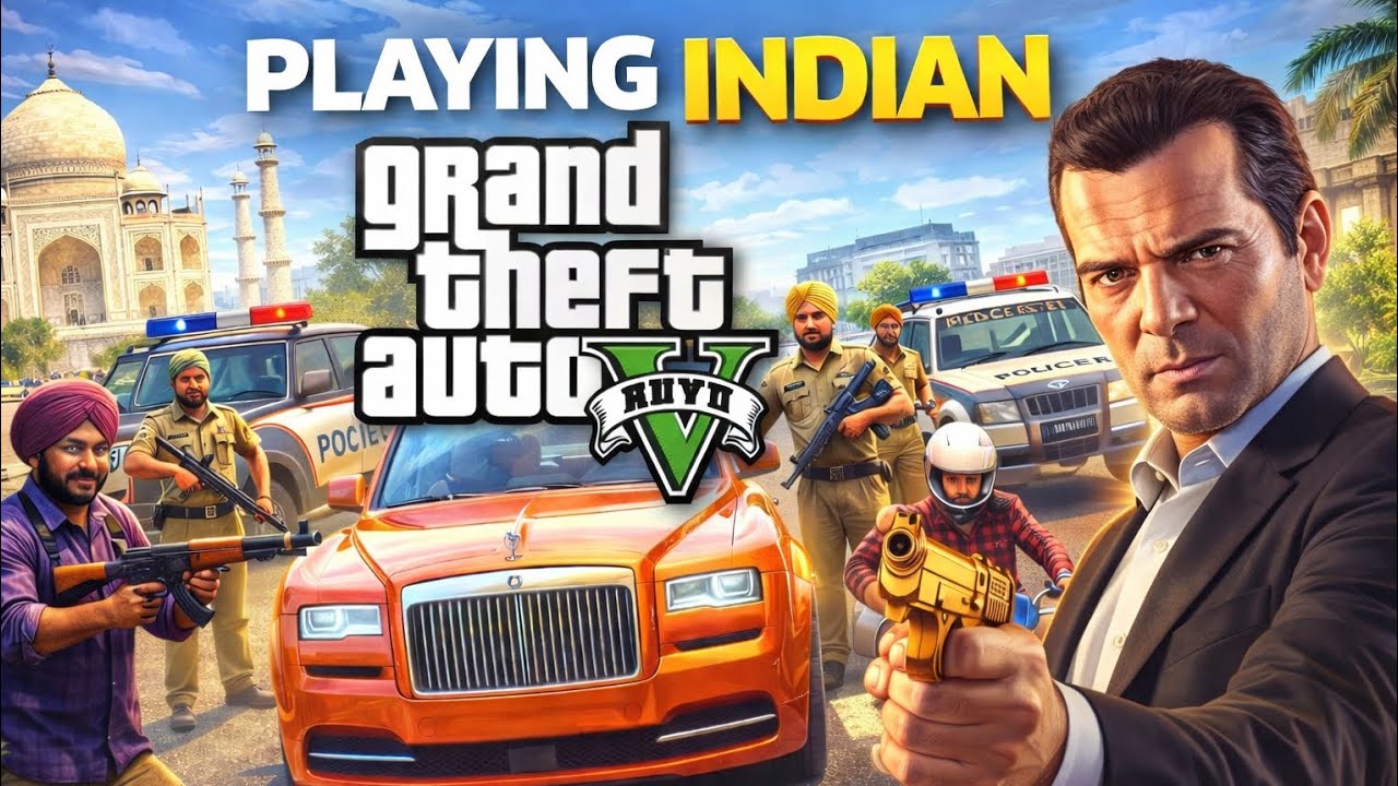 PLAYING INDIAN GTA 5 IN MOBILE