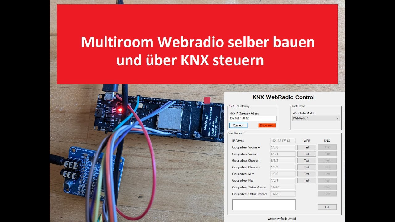 Multiroom KNX Webradio selber bauen und steuern