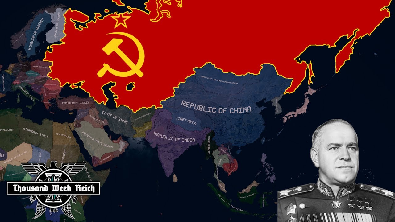 Marshal Zhukov Restores the USSR and Destroys Germany - HOI4 TWR (Gameplay Timelapse)