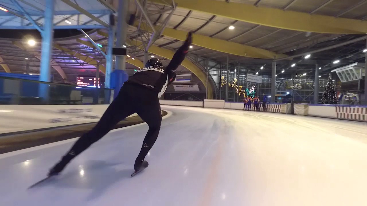 Woensdag avond schaatsles in januari