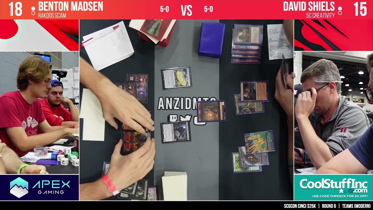 MTG Modern | Rakdos Scam vs 5 Color Creativity | SCGCON Cincinnati Team Trios 25K | Round 6