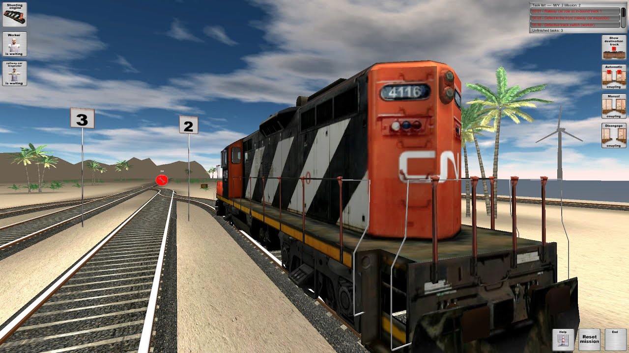 Rail Cargo Simulator 2016 Gameplay (PC HD) [1080p60FPS]